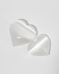 Selenite Heart Crystal